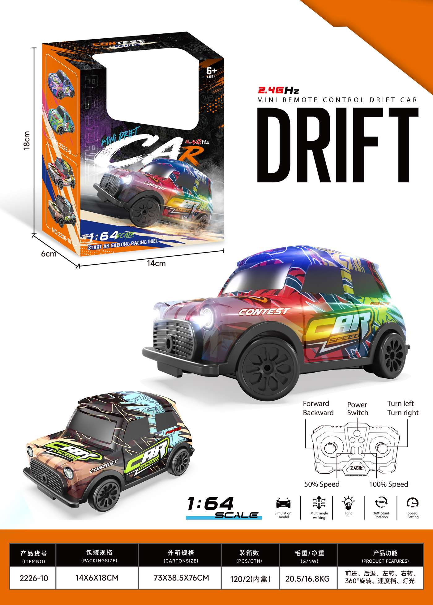 RC car studio detail
