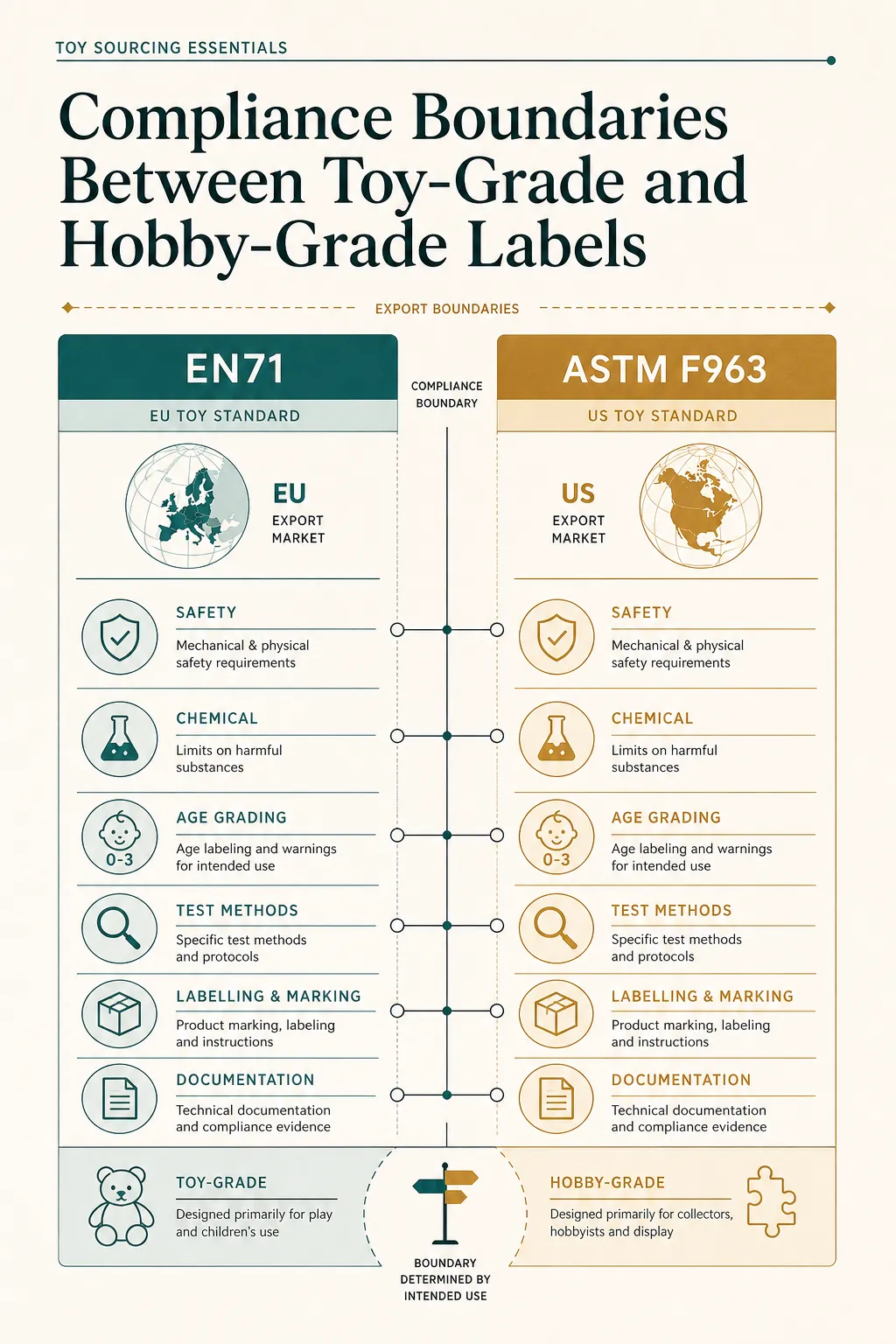 Explanatory diagram for Compliance Boundaries CoreRCCar-Grade and Hobby-Grade Labels