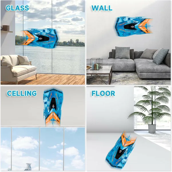 Wall Climbing Remote Control Car with Auto Return & Follow M