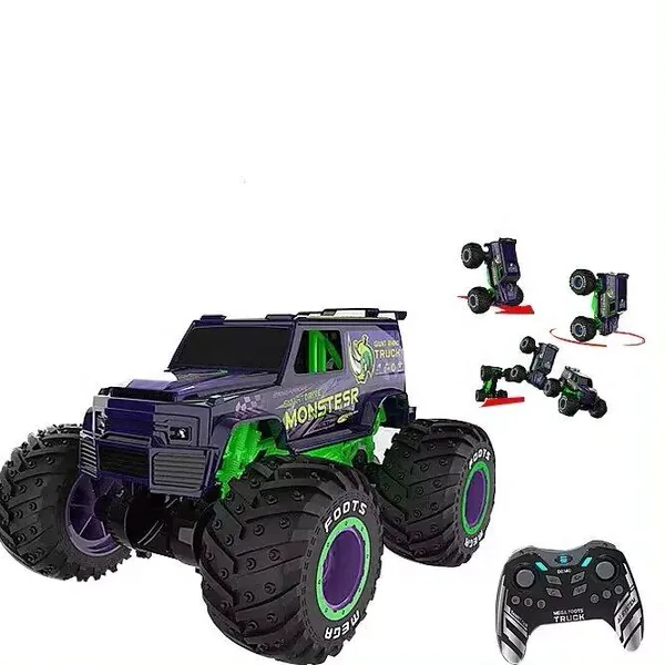 New Latest 2.4G Standing Stunt RC Car 360 Rotating 1/10 Scal