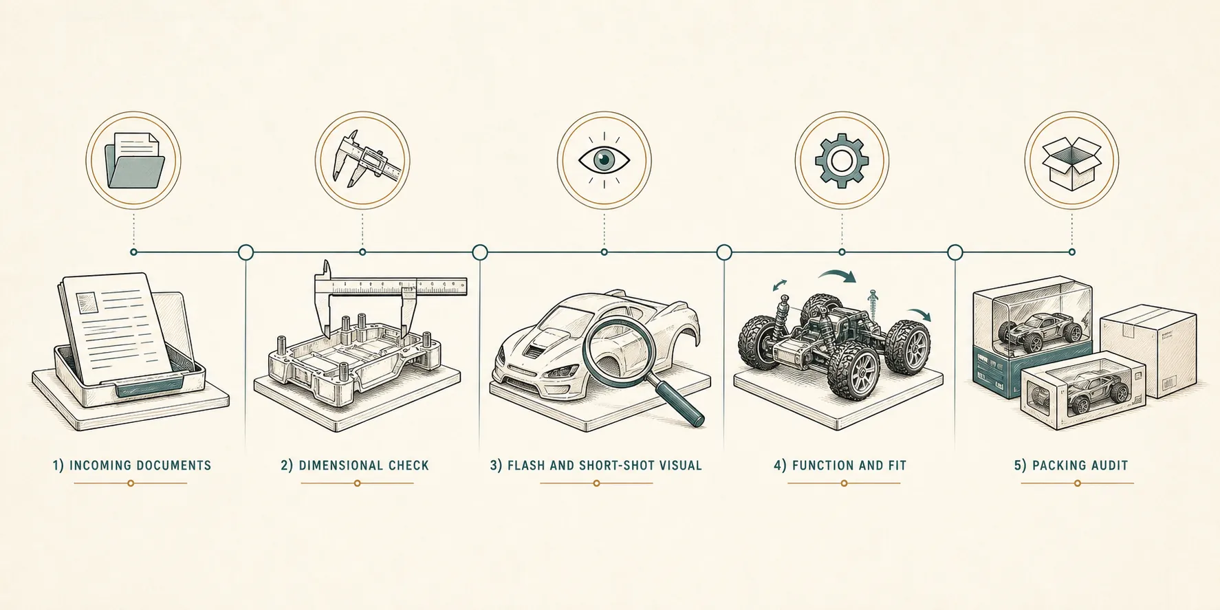 Explanatory diagram for OEM Timeline for an RC Range with Multiple Packaging Formats