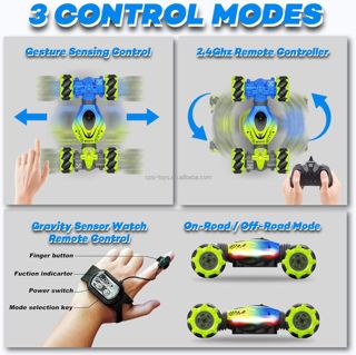 UNRESOLVED-1600992289661 2.4G 4WD Stunt RC Car 360 Hand Controlled Gesture RC Cars Dr
