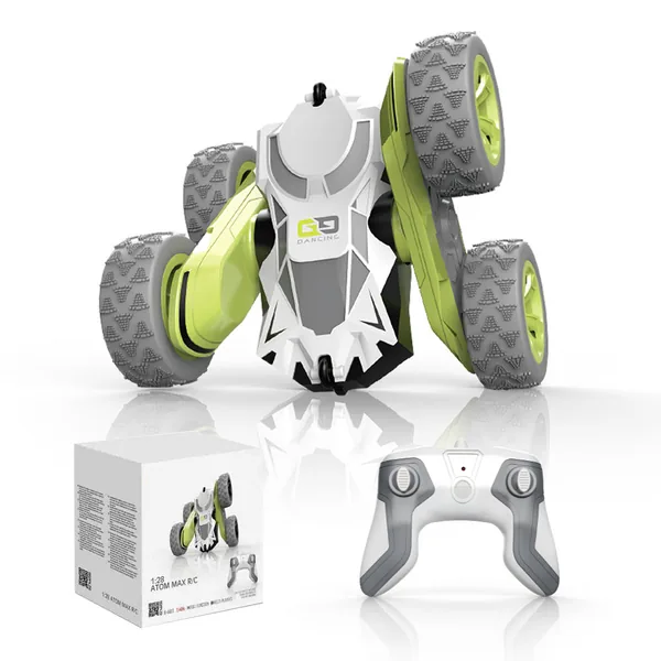 UNRESOLVED-1601231811293 4.8V-2.4GHz-4WD Twisted Arm RC Stunt Car with Free Spinning