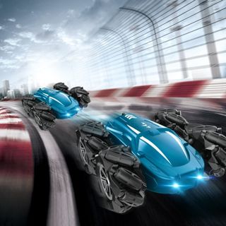 UNRESOLVED-1601196804396 Stunts RC Car 2.4Ghz Double-Sided RC Drift Car with Light-up