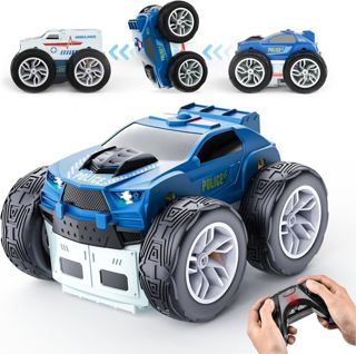 UNRESOLVED-1601193371048 Remote Control Police&Ambulance Car 2 in 1 Double Sided RC S