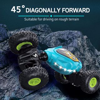 UNRESOLVED-1601195785469 Children Stunt Rc Car with Light and Music Boys Gesture Rc C