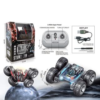 UNRESOLVED-1601161727676 2.4G Remote Control Double Sided Mini RC Stunt CoreRCCar 360