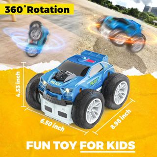 UNRESOLVED-1601193371048 Remote Control Police&Ambulance Car 2 in 1 Double Sided RC S