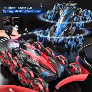 UNRESOLVED-1601173847093 8WD 2.4Ghz RC Drift Car with Music and Lighting,spray Functi