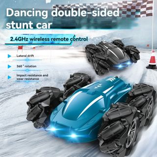 UNRESOLVED-1601196804396 Stunts RC Car 2.4Ghz Double-Sided RC Drift Car with Light-up