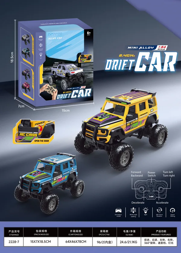 RC-352169 Alloy Jeep Wrangler 7-Channel RC Car (Pink Series)