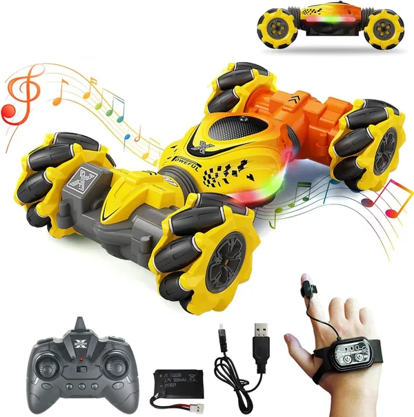 UNRESOLVED-1600992289661 2.4G 4WD Stunt RC Car 360 Hand Controlled Gesture RC Cars Dr