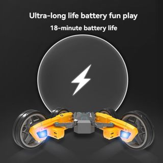 UNRESOLVED-1601193377692 Double-Sided High Speed Electric RC Stunt Car 360 Rolling Dr