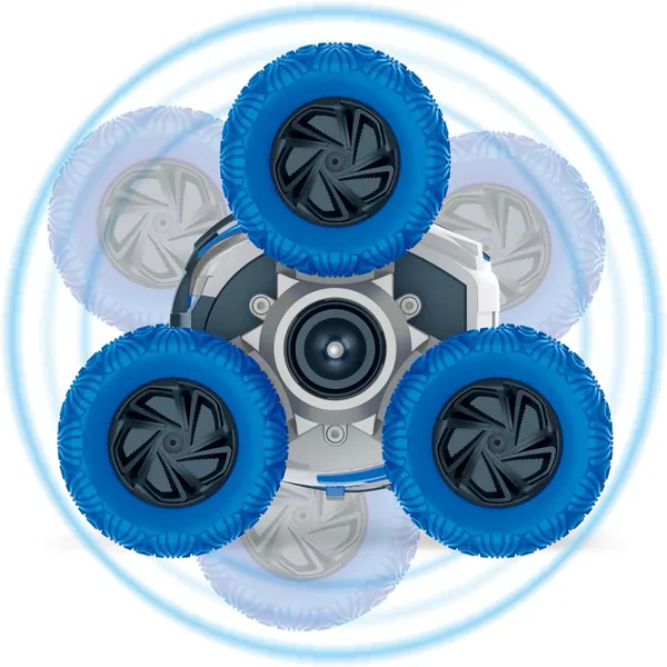 UNRESOLVED-1601159044384 Waterproof Stunt RC Drift Car Remote Control Double Sided Dr