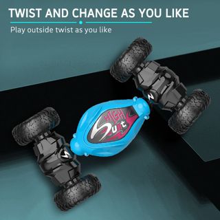 UNRESOLVED-1601195785469 Children Stunt Rc Car with Light and Music Boys Gesture Rc C