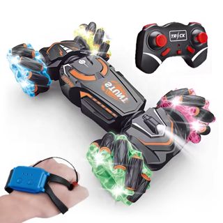 UNRESOLVED-1601195851915 Rechargeable Stunt Rc Car 2.4Ghz Double Controller High Spee