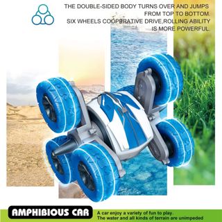 UNRESOLVED-1601159044384 Waterproof Stunt RC Drift Car Remote Control Double Sided Dr