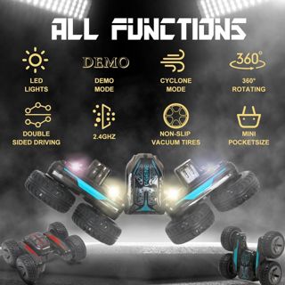 UNRESOLVED-1601160655868 Rc Race CoreRCCar 2.4G Rotating Remote Control CoreRCCar With