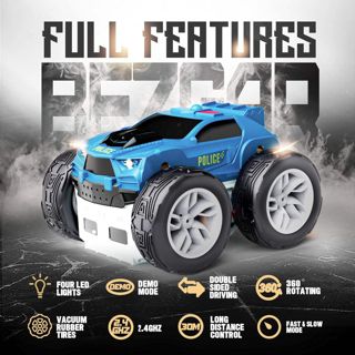 UNRESOLVED-1601193371048 Remote Control Police&Ambulance Car 2 in 1 Double Sided RC S