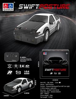 1/64 4WD Drift RC Sports Car with Lights