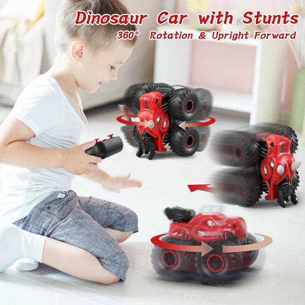 LH-C026S-3 2.4g Remote Control Car 360 Rolling Double Side Running Newe
