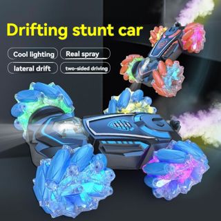 UNRESOLVED-1601199673172 Double Sided Stunt Rc Car with Luminous Wheel CoreRCCar Pl