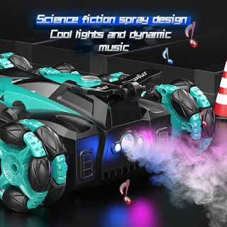 UNRESOLVED-1601173847093 8WD 2.4Ghz RC Drift Car with Music and Lighting,spray Functi