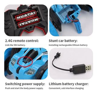 UNRESOLVED-1600917438511 RC Stunt CoreRCCar 4WD 2.4Ghz Double Sided